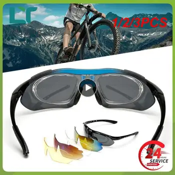 1/2/3ШТ Велосипедные солнцезащитные очки, спортивные мужские очки, дорожные очки, Защитные очки для езды на горном велосипеде, женские солнцезащитные очки