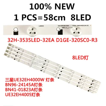 100% НОВЫЙ 4 шт./лот 8 светодиодов 580 мм светодиодная подсветка stirp для UE32EH4000W D1GE-320SC0-R3 BN96-24145A 32H-3535LED-32EA