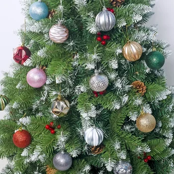 12шт Набор рождественских шаров Украшение Рождественской елки 2024 Новогодний декор