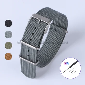18 мм 20 мм 22 мм Универсальный нейлоновый ремешок для Samsung Galaxy Watch3 4 Тканевый браслет Мягкий ремешок для Huawei Watch GT 46 мм