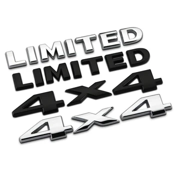3D Металлический Логотип 4x4 Ограниченная Эмблема Автомобильный Значок Для Jeep Compass Wrangler XJ Off Road Grand Cherokee 4X4 Ограниченная Наклейка Аксессуары