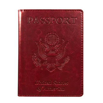 3шт Защитная крышка для паспорта США, набор паспортных карточек для вакцинации, могут быть установлены различные цвета паспорта из искусственной кожи