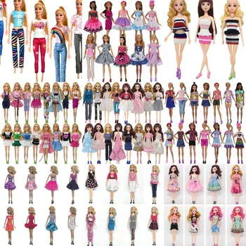 3ШТ Мультистилевая модная кукольная одежда для вечеринок, аксессуары для платьев, подарочные игрушки для девочек, Элегантные брюки, юбка для аксессуаров для куклы Барби