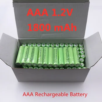 4 ~ 20 ШТ 100% Оригинальная качественная аккумуляторная батарея AAA 1800 мАч 1.2 В AAA 1800 мАч Ni-MH аккумуляторная батарея 1.2 В 3A