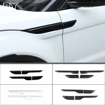 4 Шт ABS Хромированная Боковая Крышка Вентиляционного Отверстия Накладка Наклейка Для Land Rover Range Rover Evoque 2012-2018 Автомобильные Аксессуары