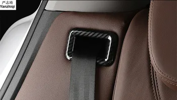 ABS Углеродное волокно 3 шт./лот, украшение ремня безопасности, рамка, аксессуары, автомобильные наклейки, стайлинг автомобиля для Alfa Romeo Stelvio 2017 2018