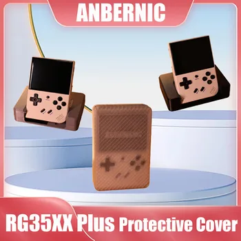 ANBERNIC RG35XX Plus Защитная крышка игровой консоли 3,5-Дюймовая Портативная Ретро Портативная Игровая консоль для хранения, Подставка для дисплея, Сделай САМ