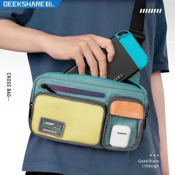 GeekShare, дорожный чехол, многофункциональные сумки большой емкости для Nintendo Switch, OLED-сумка Switch Lite