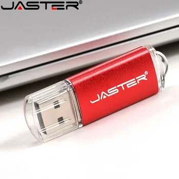 JASTER USB флэш-накопитель 128 ГБ, мини-накопитель, Металлическая карта памяти, Черная флешка, 64 ГБ высокоскоростного внешнего хранилища, Креативные подарки