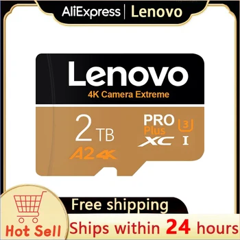 Lenovo 2TB Micro TF SD-Карта 1TB 512GB 256GB Class10 Флэш-Карты Памяти 128 ГБ Водонепроницаемая Карта памяти для nintendo switch