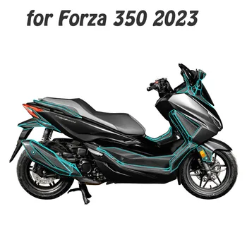 NSS350 2023 2D Кузов Мотоцикла Полные Комплекты Украшения Карбоновый Обтекатель Эмблема Наклейка Наклейка Для Forza350 Honda NSS350 аксессуары