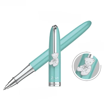 Picasso 922 Серия Elegant Lady Style Teddy Бирюзово-Синяя Шариковая Ручка-Роллер Многоразового Использования, Роскошная Подарочная Ручка Для Письма, Набор Ручек