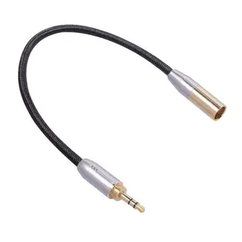 RYRA Аудио Штекерный кабель Mini XLR с разъемом 3,5 мм для поддержки стерео микшера/микрофона/камеры для mini XLR 3pin и интерфейса 3,5 мм/6,35 мм