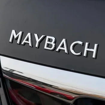 Автомобильные наклейки с буквенным логотипом MAYBACH для Mercedes-Benz MAYBACH S400L с маркировкой заднего багажника, аксессуары для ремонта, наклейки