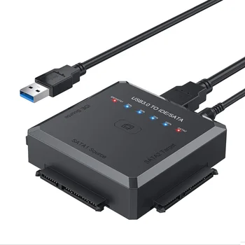 Адаптер SATA-USB USB 3.0 для IDE/SATA 3 Кабельный Конвертер для 2,5 3,5 HDD SSD Адаптер Для Жесткого диска-UK Plug