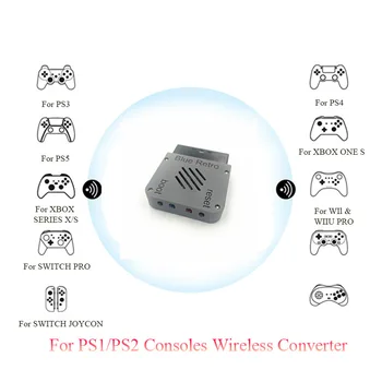 Адаптер беспроводных контроллеров для игровых консолей PS2 PS1 Для беспроводных контроллеров серии s ps5 / ps4 / xbox