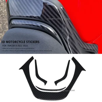 Аксессуары для мотоциклов, 3D наклейка из смолы, устойчивая к царапинам, защитные наклейки для седла вентилятора для Yamaha TRACER 9 2022 2023