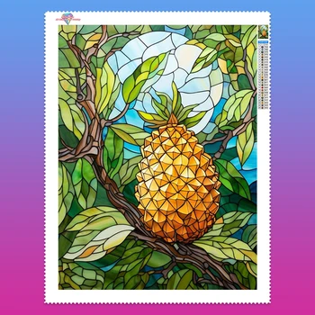 Алмазная живопись Durian 5D, Разноцветное стекло, фрукты, Алмазная вышивка, Стразы, Вышивка крестиком, Подарок ручной работы, украшение дома