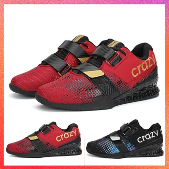 Бренд Crazy Power/ мужская обувь для тяжелой атлетики, женская обувь для фитнеса, спортивная обувь для приседаний, обувь для бокса, обувь для борьбы