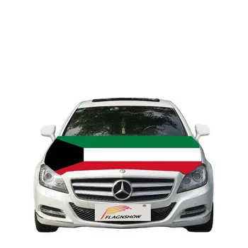 Быстрая доставка Национальный флаг Кувейта Автомобильный чехол для украшения