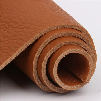верхний слой из воловьей кожи толщиной 3 мм для мягкого чехла, диванной подушки, коврика, матраса, коричневая ткань из натуральной кожи
