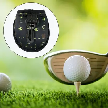 Держатель мячей для гольфа, портативная неопреновая поясная сумка для мячей для гольфа с зажимом-крючком для занятий спортом на открытом воздухе, аксессуары для игроков в гольф