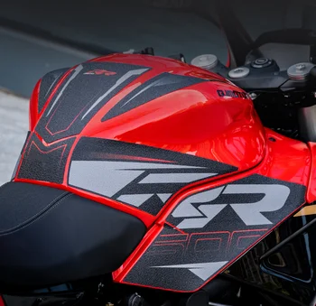 Для QJMOTO Race 2022 600 2022 Защита бака мотоцикла Кожаная глазурь наклейки Наклейки Аксессуары