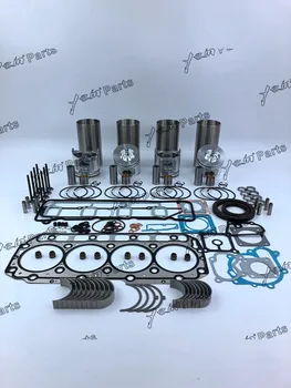 Для деталей двигателя Yanmar S4D106 4TNE106 Ремкомплект поршень + поршневое кольцо + вкладыш + комплект прокладок + подшипники