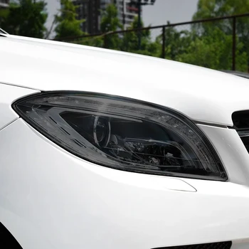 Защитная пленка для автомобильных фар, прозрачная черная наклейка из ТПУ для Mercedes Benz ML Class W166 2012-2015 ML320 ML350 63 Аксессуары