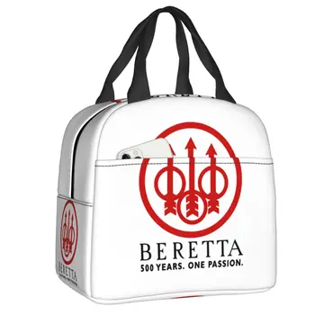 Изготовленная на заказ сумка для ланча Beretta, холодильник, термоизолированные ланч-боксы для женщин, детей, школьной работы, продуктов для пикника, сумки-тоут