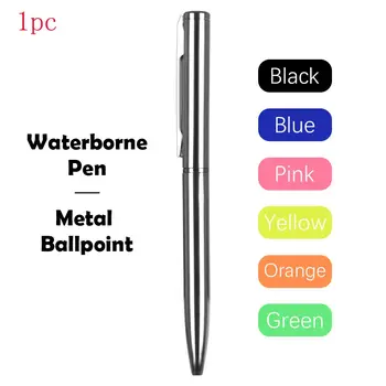Металлическая шариковая ручка на водной основе, Канцелярские принадлежности, гелевая ручка, мини-рекламная ручка, Офисные и школьные принадлежности