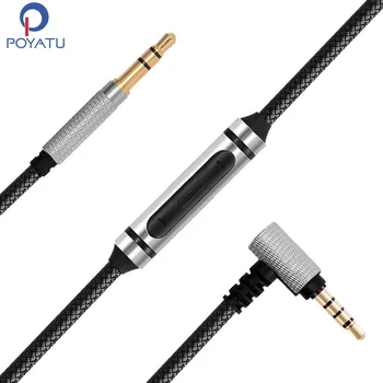 Микрофонный кабель для Skullcandy Crusher Проводные Беспроводные аудиокабели Bluetooth ANC EVO 360 Aux Wire Универсальный шнур для дистанционного управления микрофоном