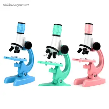Мини Портативный Детский Микроскоп Инструмент Для Научных Исследований Игры Лучший Подарок Челнока