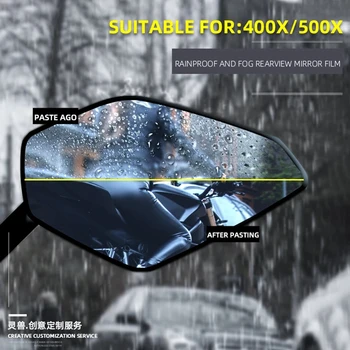 Мотоциклетное зеркало заднего вида непромокаемая пленка HD Отражающее зеркало водонепроницаемая Противотуманная пленка для Colove KY500X KY400X ZF400GY ZF500GY