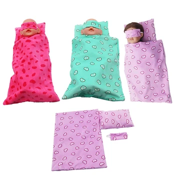 Новая повязка на глаза и спальный мешок для куклы Nenuco 40-43 см, аксессуары для куклы Nenuco Y Su Herita, одежда для Baby Born