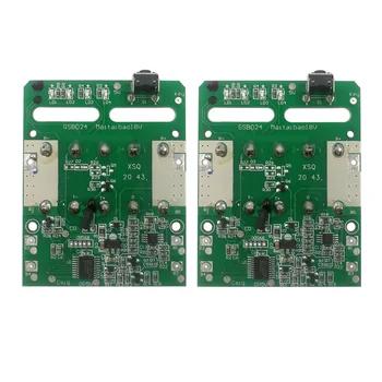 Печатная плата защиты от зарядки литий-ионного аккумулятора 2шт для стойки для литиевых аккумуляторов Metabo 18V
