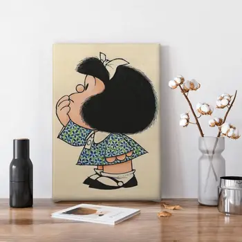 Плакаты и принты Mafalda на стену, картина на холсте, настенная художественная картина для гостиной