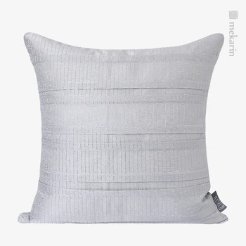 Подушка для дивана Nordic home серебристо-серая квадратная подушка для спальни, подушка для рукоделия, подушка для отеля, подушка для сада на открытом воздухе, наволочка