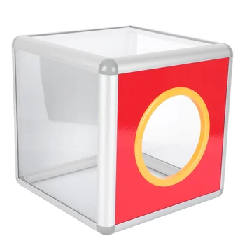 Прозрачная коробка для ежегодной лотереи, Коробка для розыгрышей, Акриловая Коробка для предложений, Прозрачная Коробка для сбора средств, Принадлежности для вечеринок.