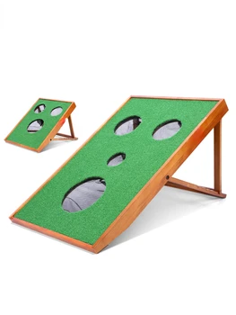 Сетка для занятий гольфом в помещении, многоцелевая режущая сетка, складное хранилище с имитацией зеленого цвета
