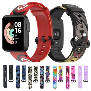 Силиконовый Ремешок Для Часов Xiaomi Mi Watch Lite Wristband Сменный Ремешок для часов Redmi Watch Band