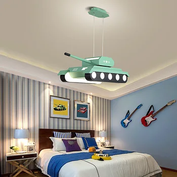 Современная светодиодная люстра для комнаты с лампой macarone, мультяшная креативная лампа для комнаты мальчика, креативная теплая декоративная лампа, люстра с дистанционным управлением