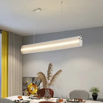 Современный светодиодный подвесной светильник 100 см 120 см, люстры, подвесная лампа, подвесная лампа для столовой, кухни, ресторана, настольные лампы