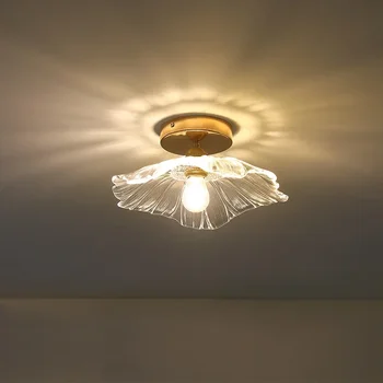 Современный светодиодный стеклянный потолочный светильник для спальни, гостиной, кухни, коридора, прохода, украшения дома, потолочные светильники в помещении