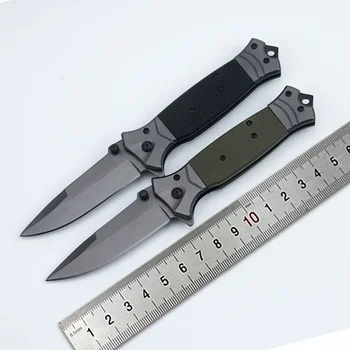 Стальной охотничий складной нож для мужчин высокой твердости для выживания на открытом воздухе, карманные военно-тактические ножи самообороны для кемпинга