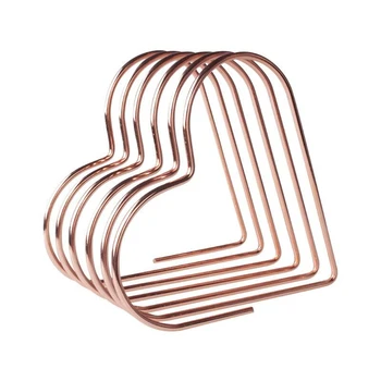 Стильный выдолбленный металлический форзац в форме сердца для креативного подарка Декоративные металлические форзацы для офисов и дома