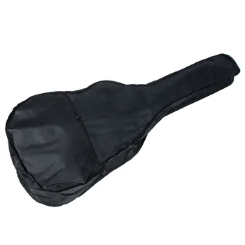 Сумка для акустической гитары, водонепроницаемая сумка для инструментов из ткани Оксфорд, Черная сумка, Женские шляпы для переноски, Музыкальный футляр