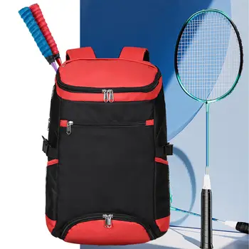 Теннисный рюкзак Большой Емкости Рюкзак Ракетка Сумка для Бадминтона Ракетки для Сквоша 2 Ракетки Спорт На открытом Воздухе Ракетка для Пиклбола