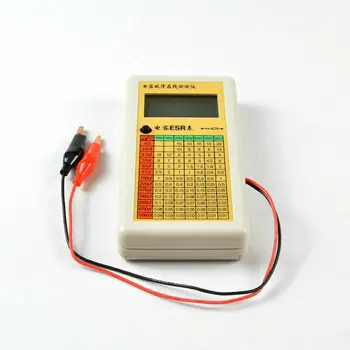 Цифровой ЖК-измеритель емкости ESR, ом, встроенный тестер для модуля платы arduino