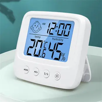 Цифровой измеритель температуры и влажности с подсветкой, Электронный гигрометр для дома, термометр, Метеостанция, Детская комната